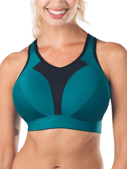 Royce Aerocool High Impact Sports Bra, Emerald, Emerald