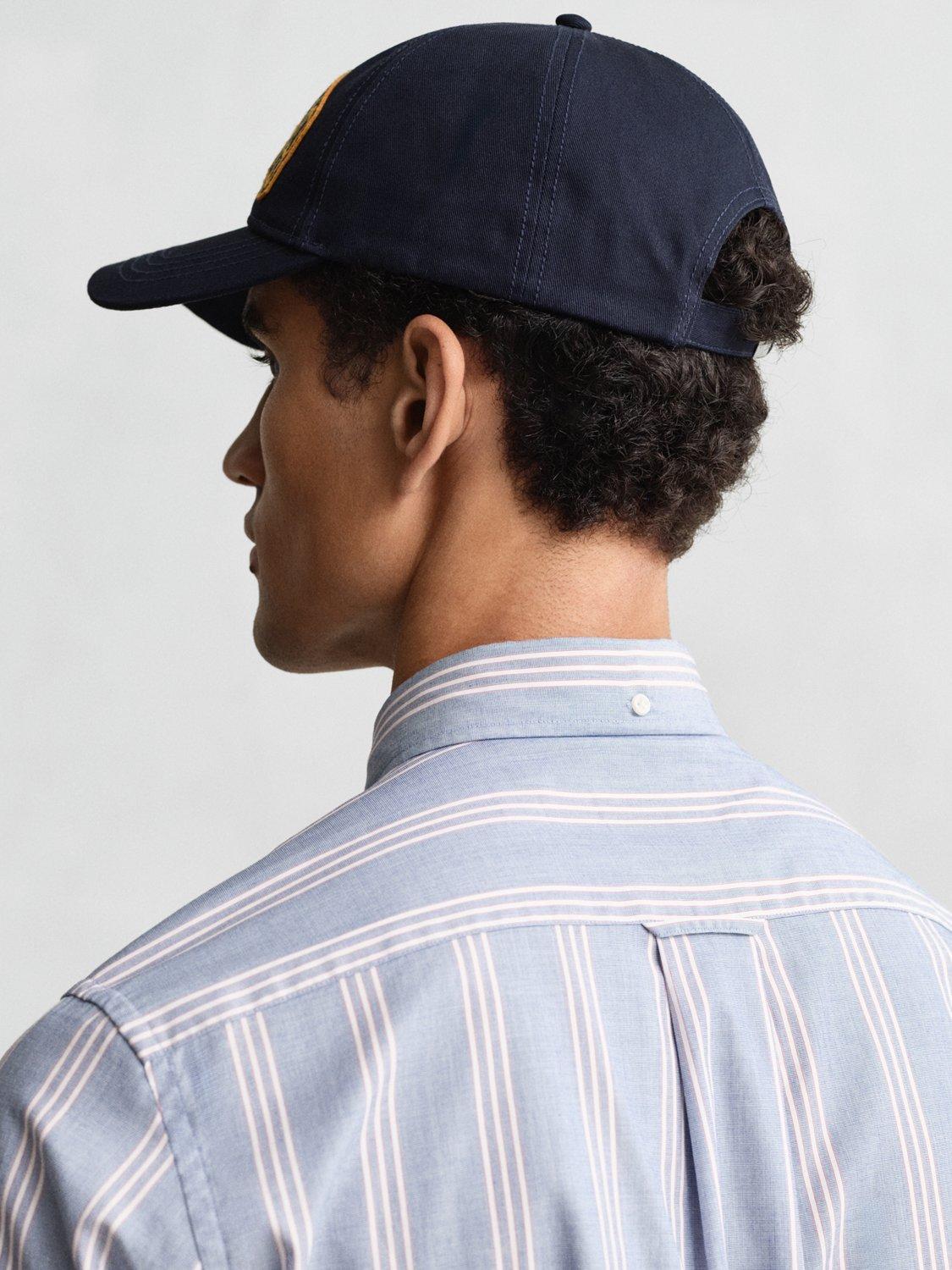 Product image 5 of 6, which shows GANT Cotton Regular Fit Stripe Shirt, College Blue, S