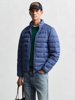 GANT Light Down Puffer Jacket, Vintage Blue, Vintage Blue
