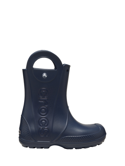 Crocs Kids' Waterproof Oversized Handle It Wellies, Navy