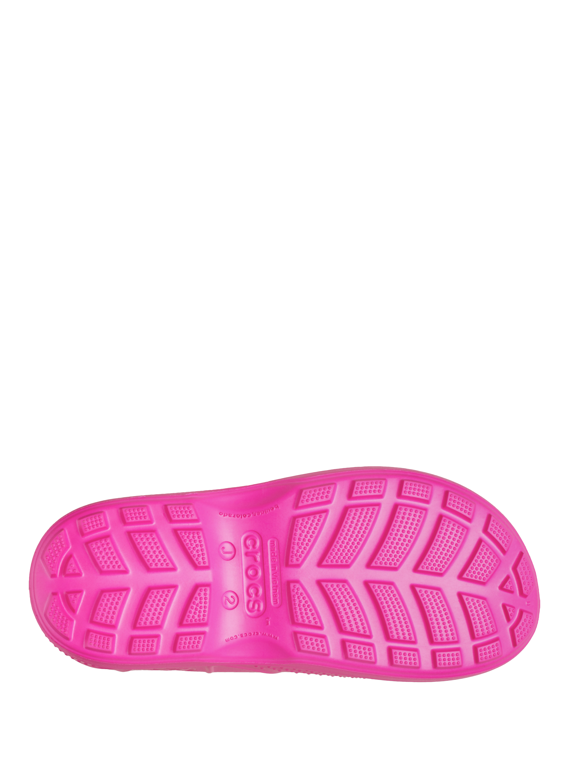 Product image 5 of 5, which shows Crocs Kids' Waterproof Oversized Handle Rain Boots, Pink, 1