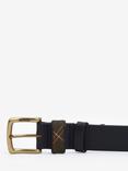 Barbour Elk Leather Belt, Black