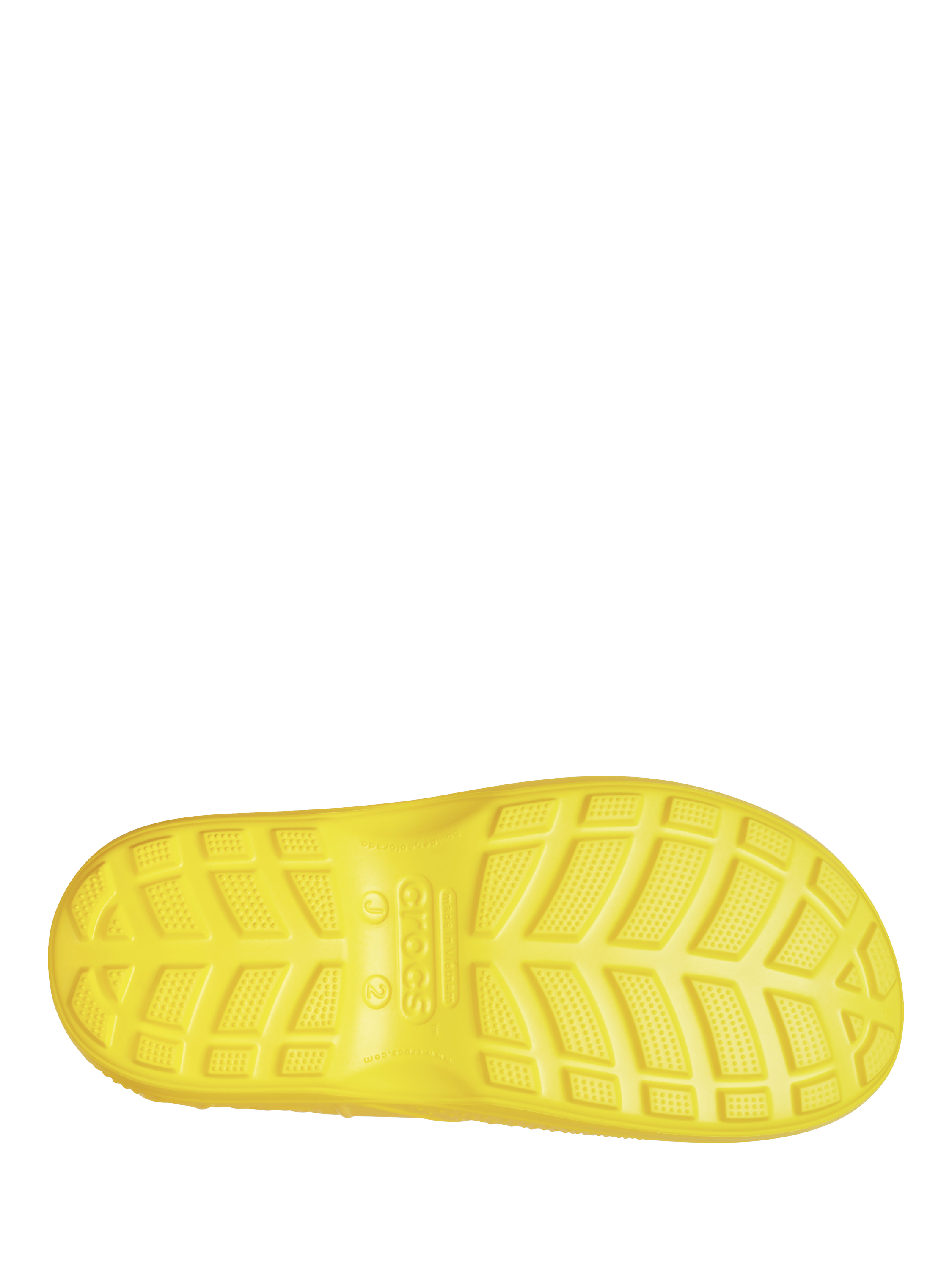 Product image 6 of 6, which shows Crocs Kids' Waterproof Oversized Handle Rain Boots, Yellow, 1
