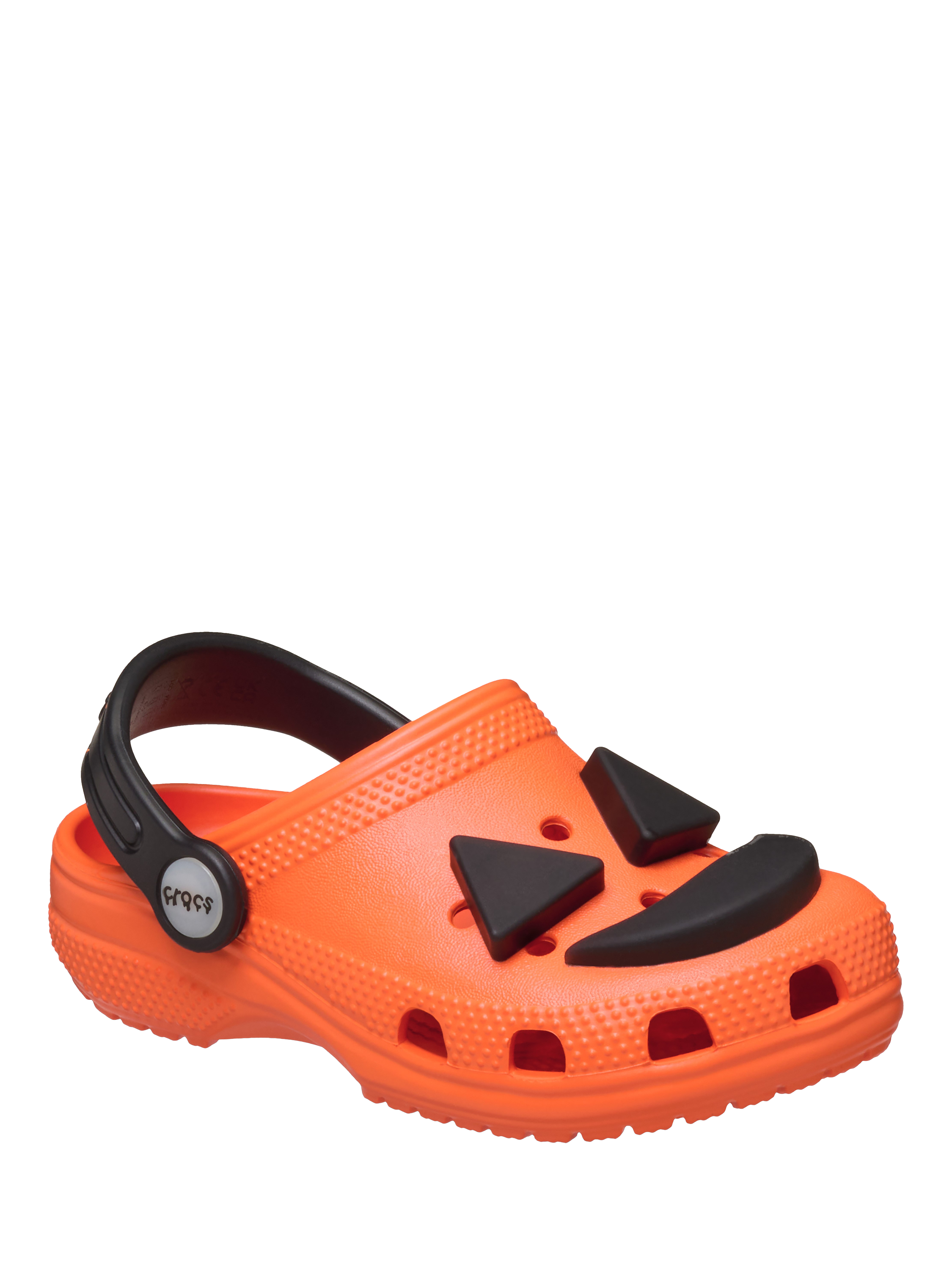 Product image 2 of 4, which shows Crocs Kids' Jack O' Lantern Classic Clogs, Orange, 5 Jnr