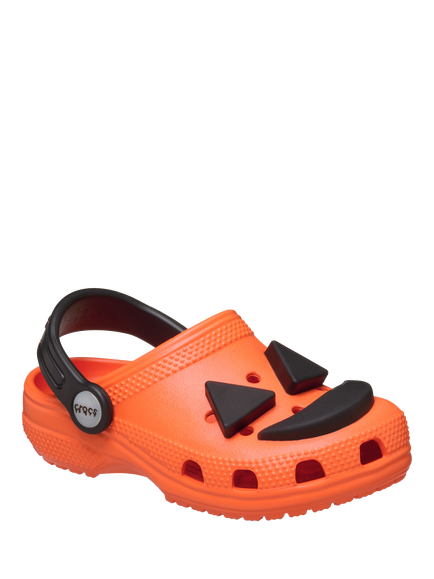 Crocs Kids' Jack O' Lantern Classic Clogs, Orange - view 2, Orange