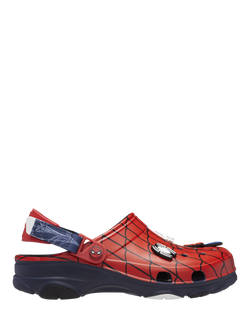 Crocs Kids' Spiderman Classic Clogs, Red/Navy, Red/Navy