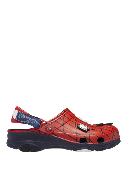 Crocs Kids' Spiderman Classic Clogs, Red/Navy, Red/Navy