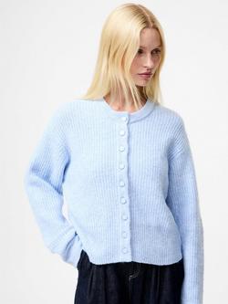 French Connection Kezia Knit Cardigan, Arctic Blue