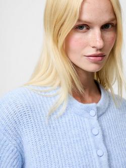 French Connection Kezia Knit Cardigan - view 2, Arctic Blue