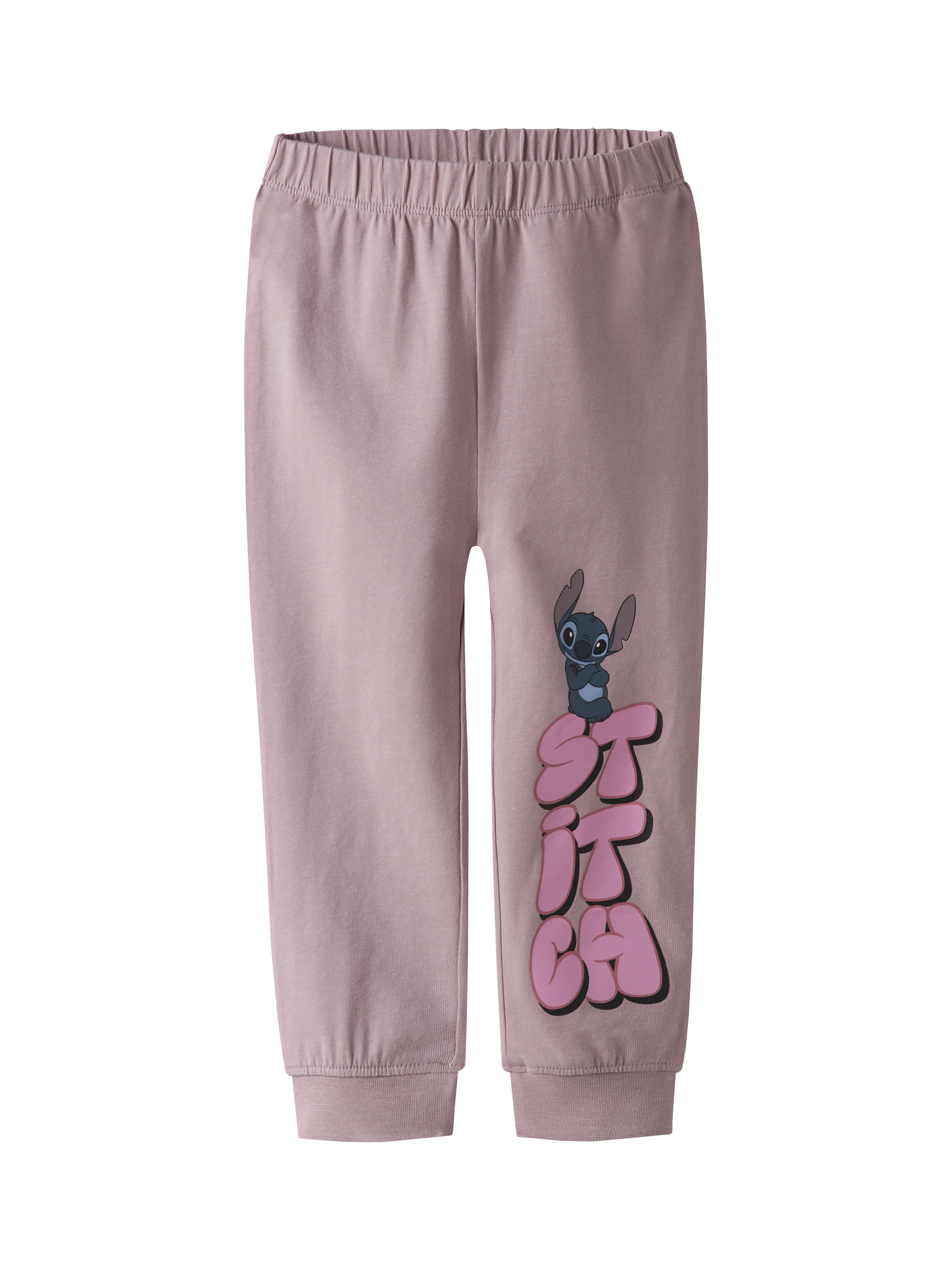 Product image 3 of 4, which shows NAME IT Kids' Stitch Pyjama Set, Keepsake Lilac, 18-24 months