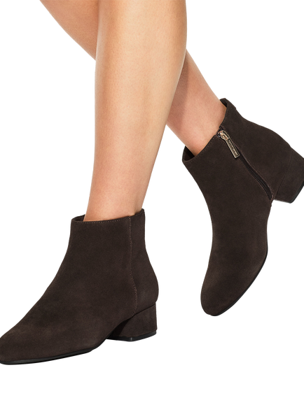 KG Kurt Geiger Tabina Suede Ankle Boots - view 2, Brown