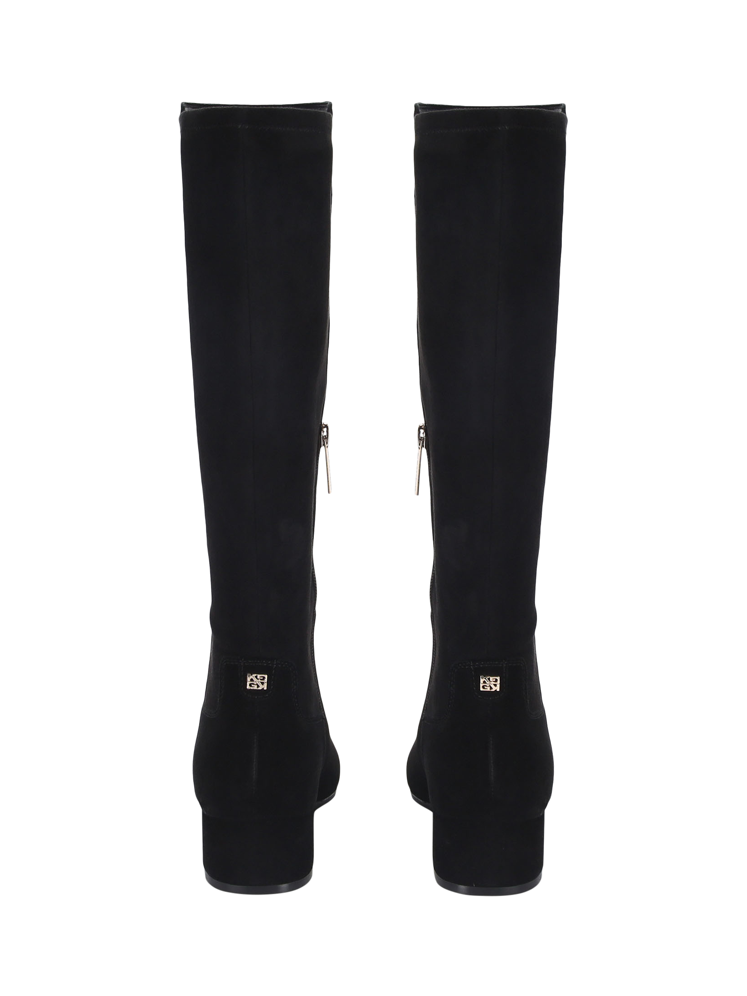 Product image 4 of 4, which shows KG Kurt Geiger Tabina Suede Calf Boots, Black, 3