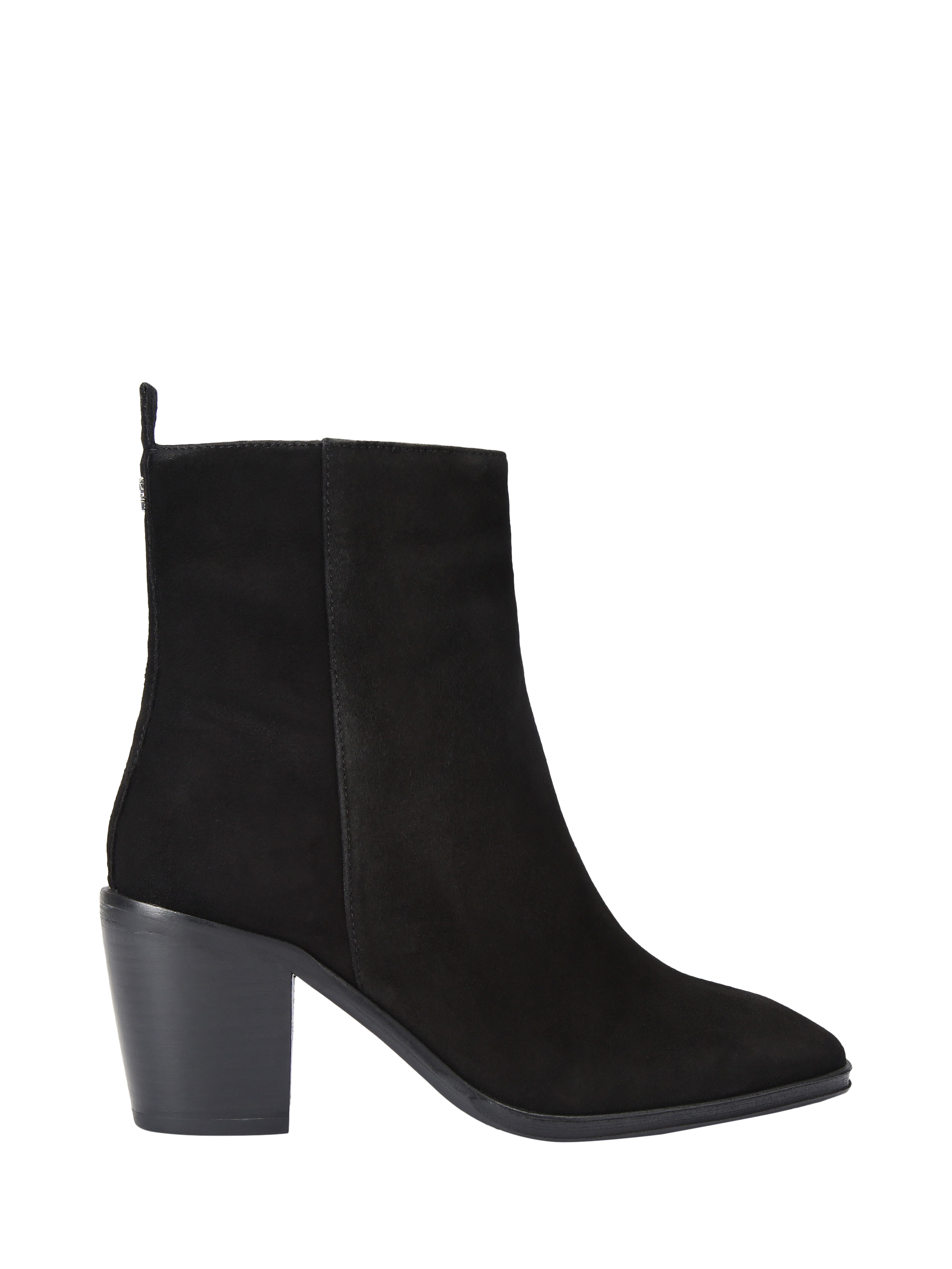 Product image 1 of 4, which shows KG Kurt Geiger Terrace Suede Ankle Boots, Black, 3
