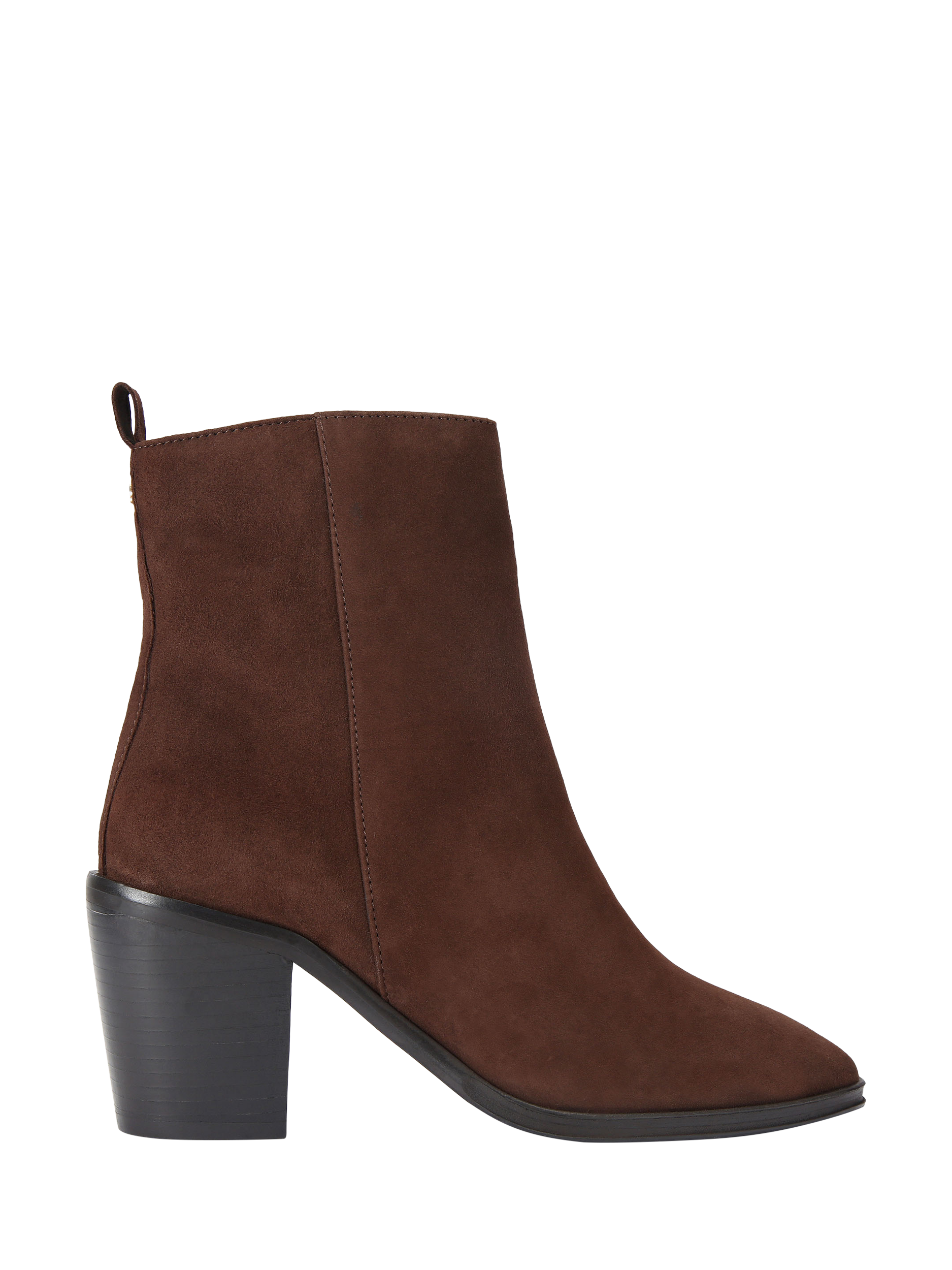 Product image 1 of 4, which shows KG Kurt Geiger Terrace Suede Ankle Boots, Brown, 3
