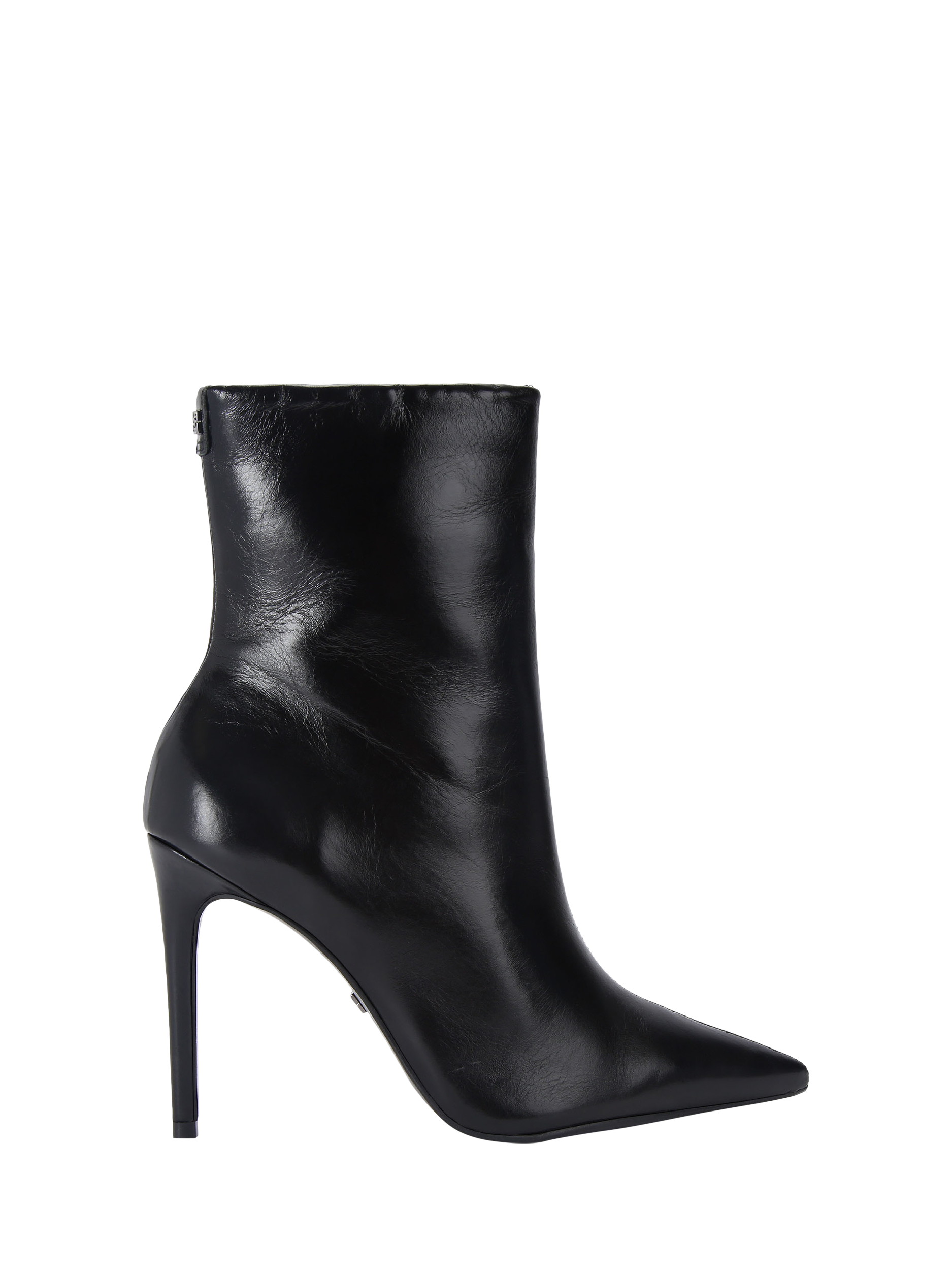 KG Kurt Geiger Tokyo Patent Leather Stiletto Heel Ankle Boots, Black
