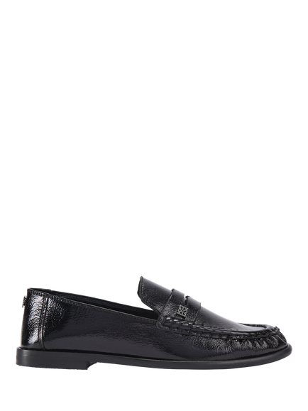 KG Kurt Geiger Mae Leather Loafers, Black, Black