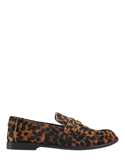 KG Kurt Geiger Mae Leopard Print Loafers, Multi, Multi
