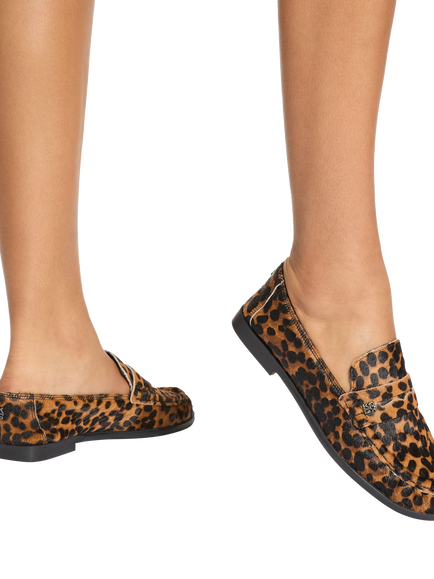 KG Kurt Geiger Mae Leopard Print Loafers, Multi - view 2, Multi