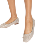 KG Kurt Geiger Mara Embellished Ballerina Pumps, Gold