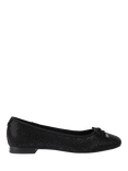 KG Kurt Geiger Mara Embellished Ballerina Pumps, Black