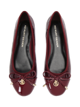KG Kurt Geiger Mindy 2 Contrast Toe Ballerina Pumps, Wine