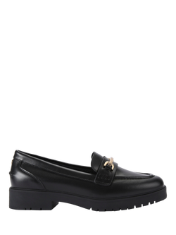 KG Kurt Geiger Molly Leather Loafers, Black
