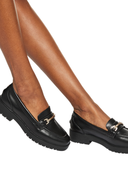 KG Kurt Geiger Molly Leather Loafers - view 2, Black