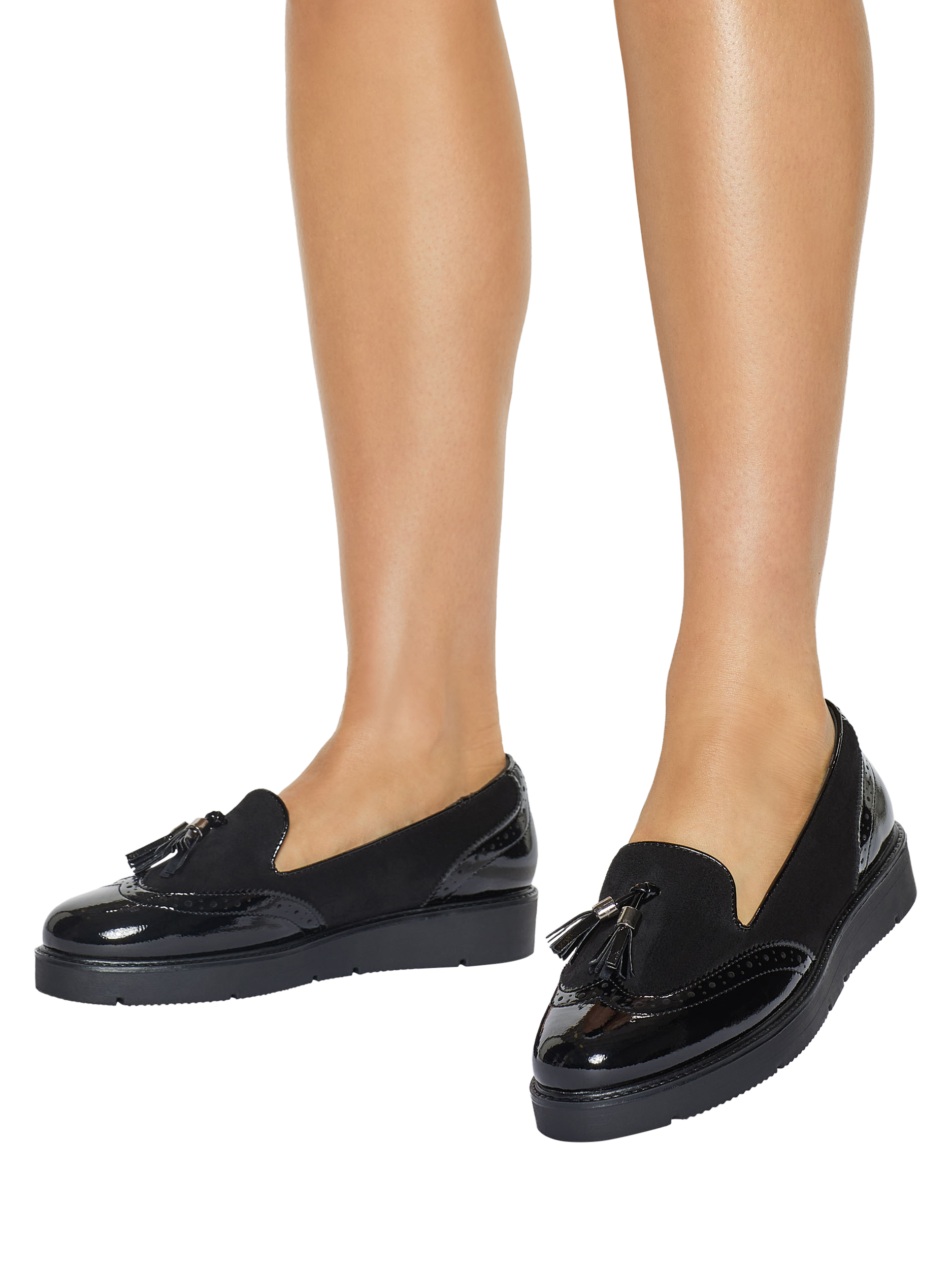 Product image 2 of 4, which shows KG Kurt Geiger Morly Loafers, Black, 3