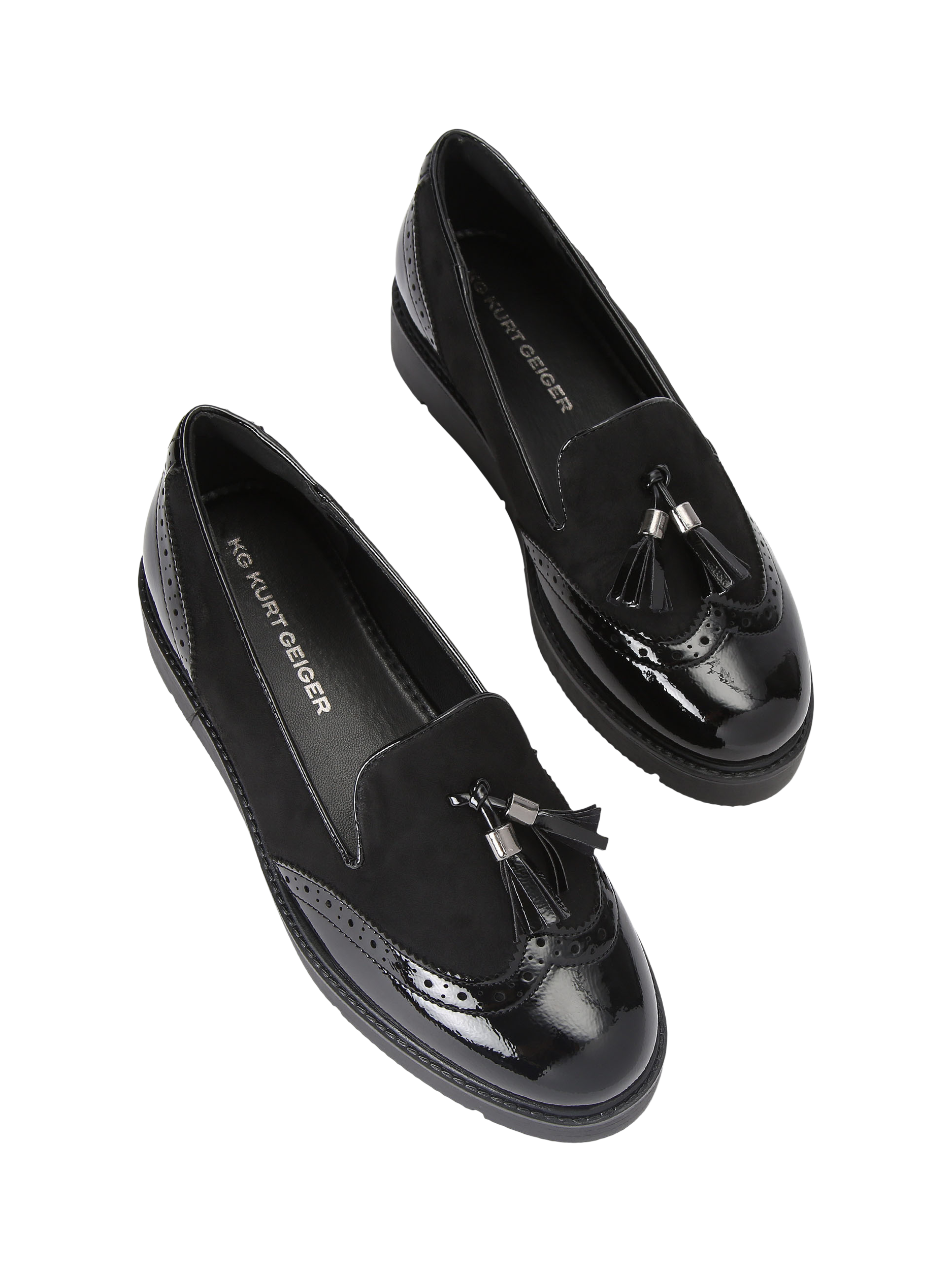 Product image 3 of 4, which shows KG Kurt Geiger Morly Loafers, Black, 3