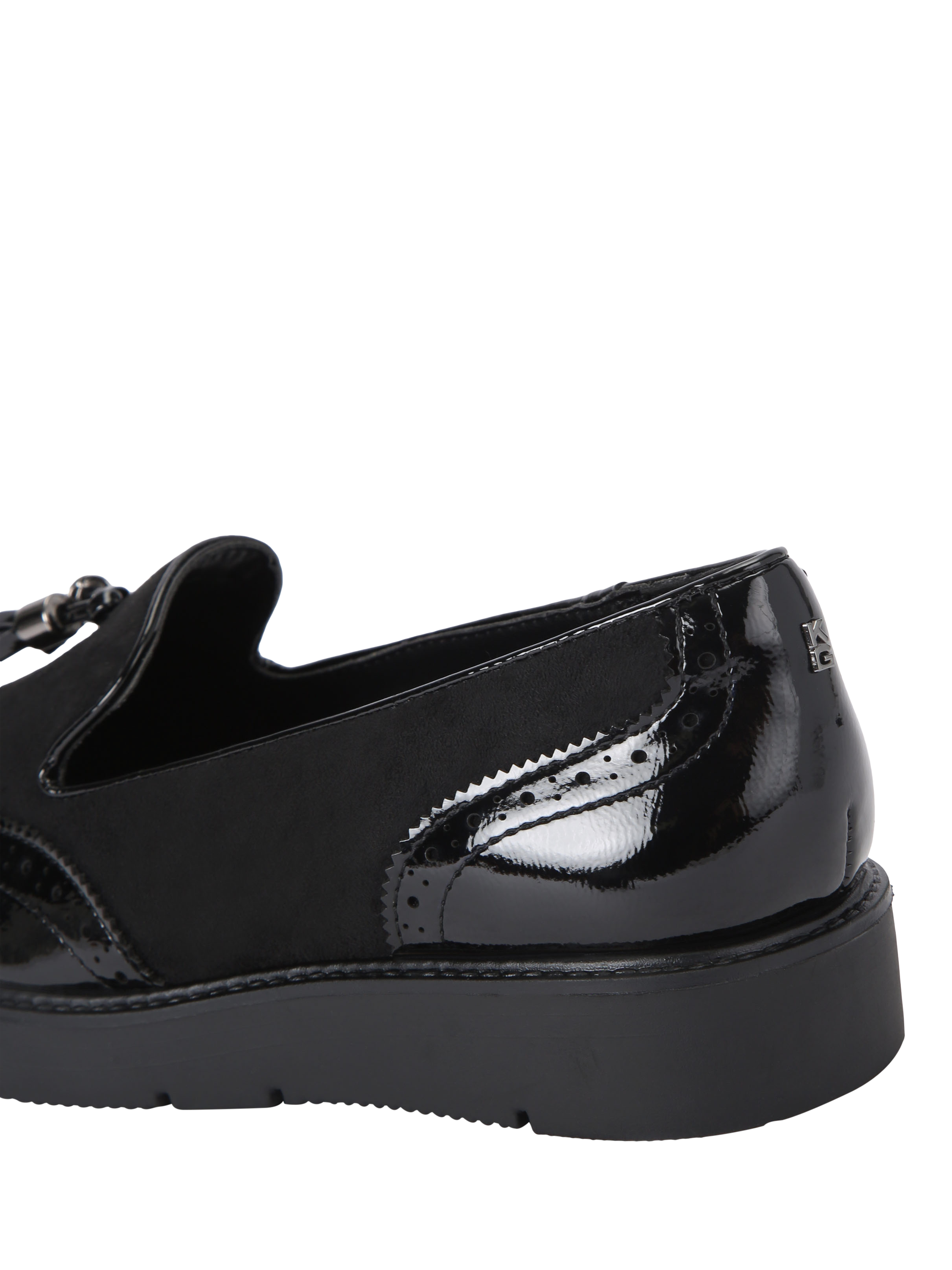 Product image 4 of 4, which shows KG Kurt Geiger Morly Loafers, Black, 3