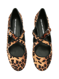 KG Kurt Geiger Natalia Leopard Print Ballet Shoes