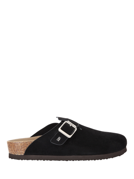 KG Kurt Geiger Needed Canvas Clogs, Black
