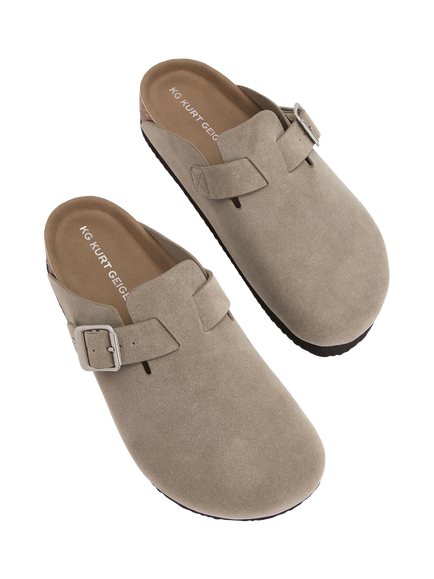 KG Kurt Geiger Needed Canvas Clogs - view 2, Taupe