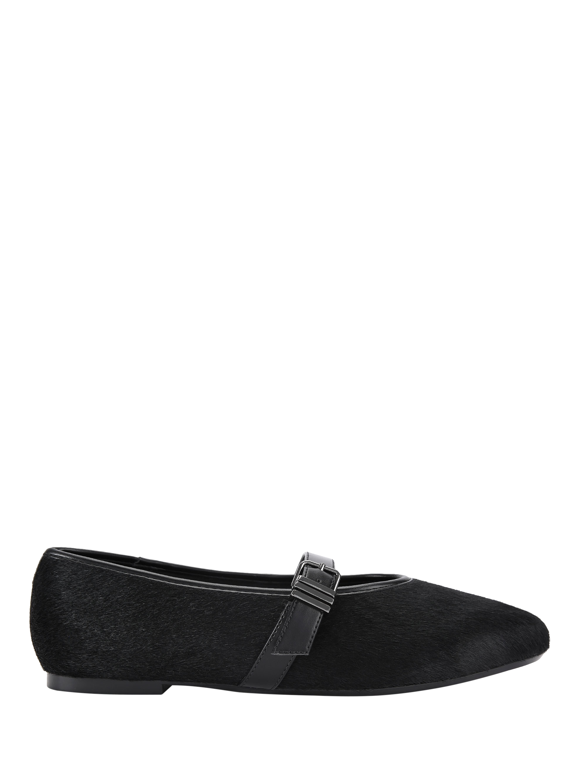 Product image 1 of 5, which shows KG Kurt Geiger Neve Ballet Flat Pumps, Black, 3
