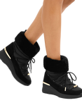 Carvela Skyline Wedge Chunky Suede Ankle Boots