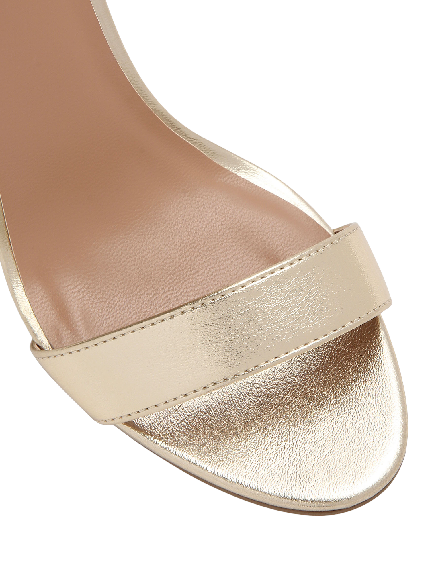 Product image 5 of 5, which shows Carvela Capo Block Heel Sandals, Gold, 3