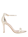 Carvela Capo Stiletto Patent Sandals, Gold