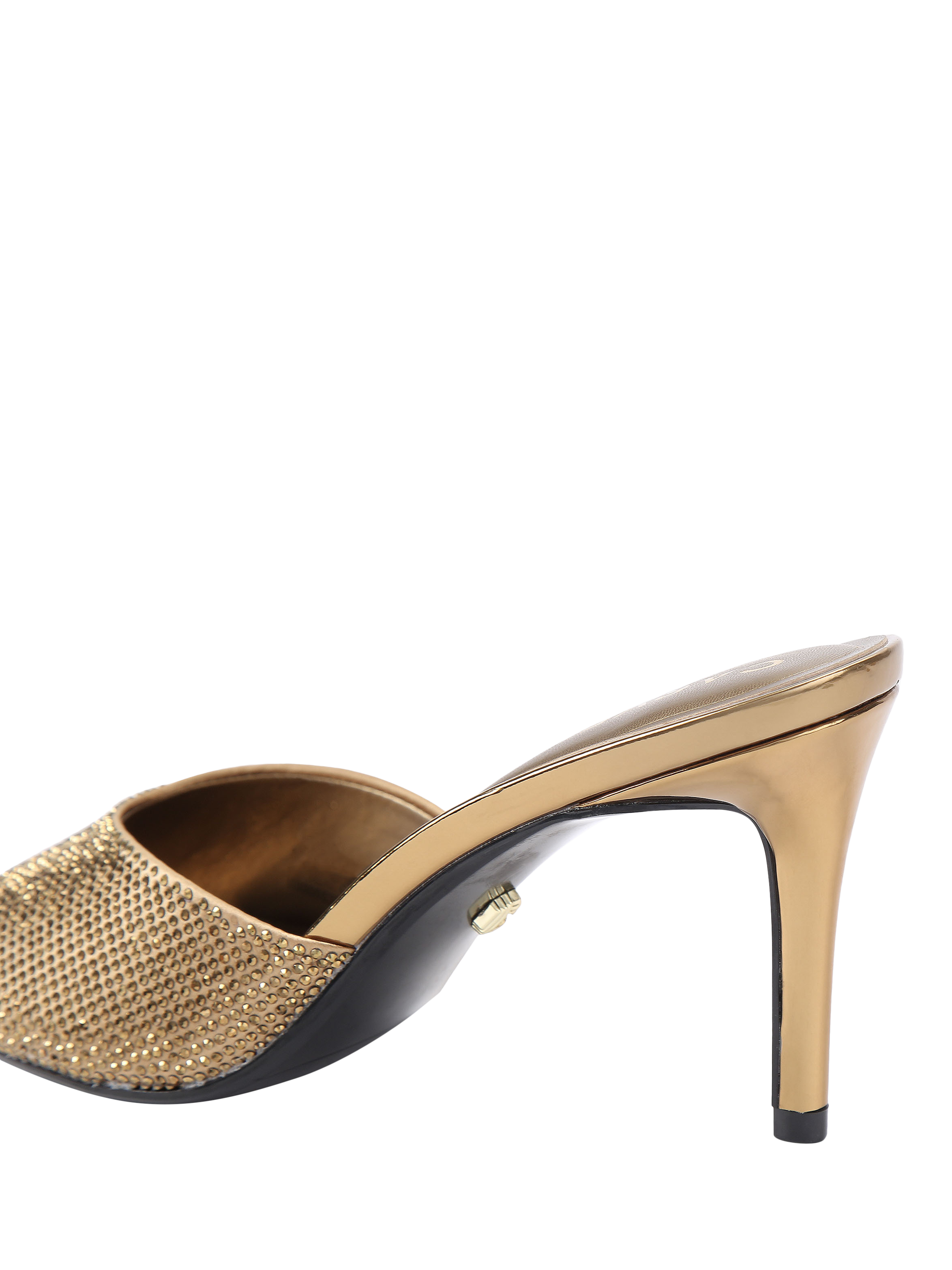 Product image 4 of 4, which shows Carvela Silvia Mule Sandals, Bronze, 3