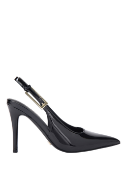 Carvela Blanca Stiletto Heel Slingback Court Shoes, Black, Black
