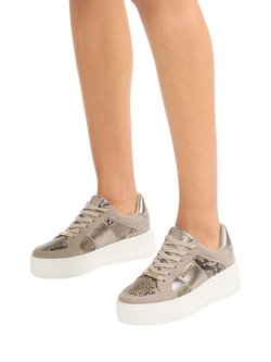 Carvela Jive Lace Up Trainers - view 2, Grey/Other
