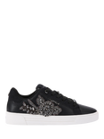 Carvela Mortella Jewel Patch Lace Up Trainers, Black