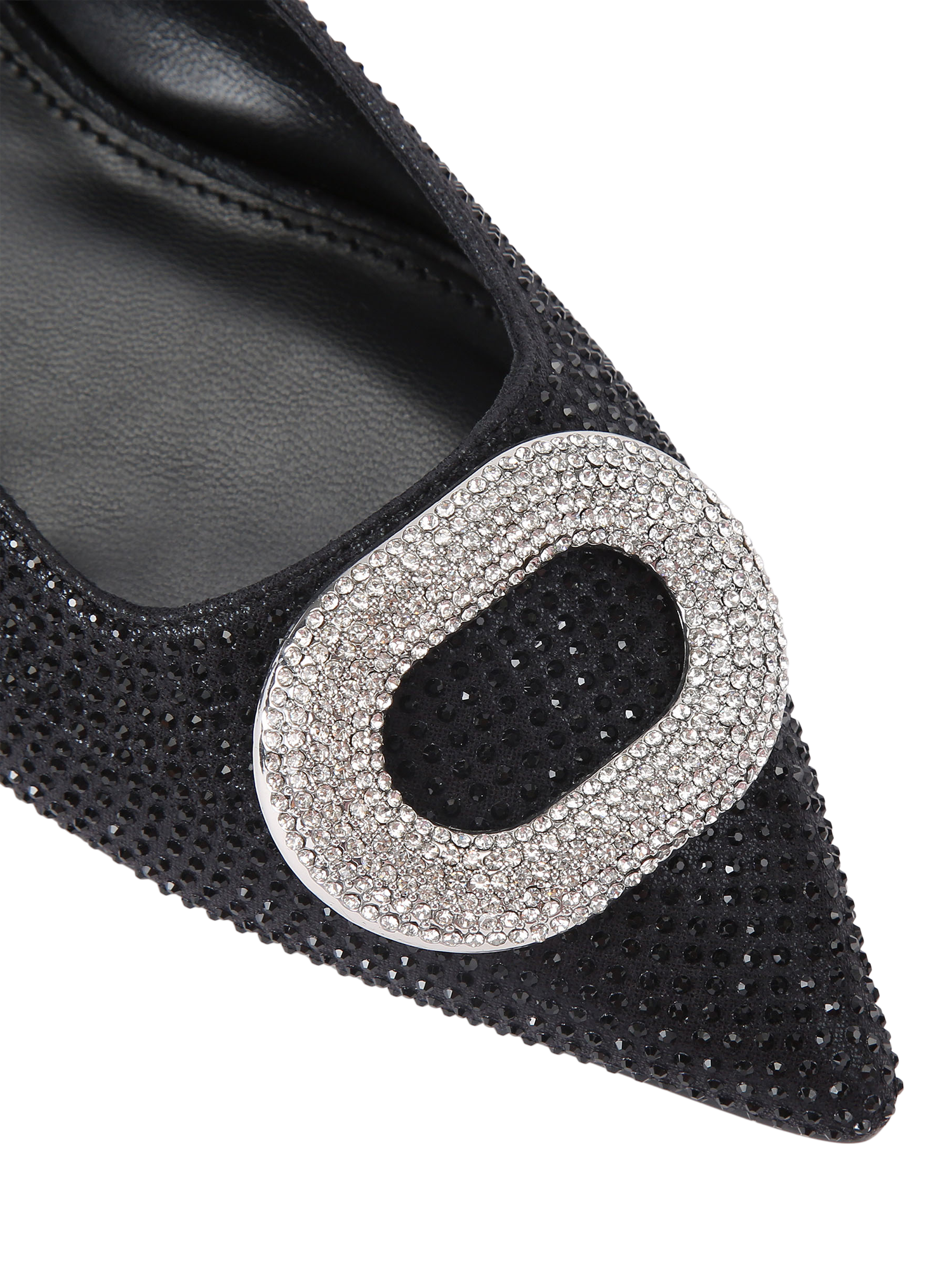 Product image 5 of 5, which shows Carvela Rimini Court Shoes, Black, 3
