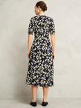 Hobbs Peyton Floral Jersey Dress, Navy/Multi