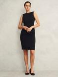 Hobbs Rae Sleeveless Sheath Dress, Black