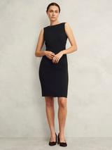 【海外限定】Hobbsワンピース☆Aly Sleeveless Knee Length Dres Hobbs Aly Sleeveless Knee Length Dress, Navy