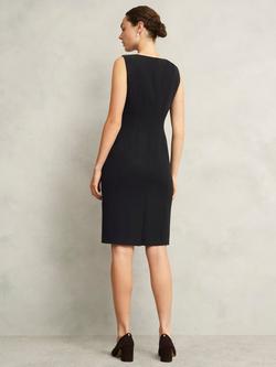 Hobbs Rae Sleeveless Sheath Dress, Black - view 2, Black