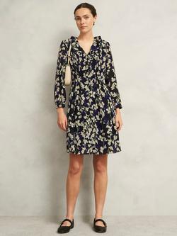 Hobbs Zoe Mini Dress, Navy/Multi, Navy/Multi