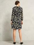 Hobbs Zoe Mini Dress, Navy/Multi