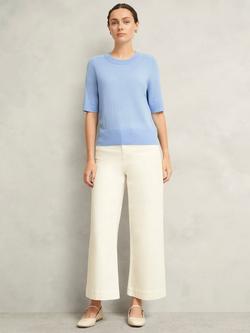 Hobbs Leena Short Sleeve Jumper, Maya Blue
