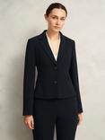 Hobbs Rae Crepe Blazer, Black